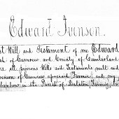 Will of Edward Ivinson 1809 - 1897